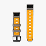 Correa Garmin Quickfit 22mm Silver Grey/Orange