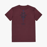 Camiseta Saysky Statement Pace Burgundy