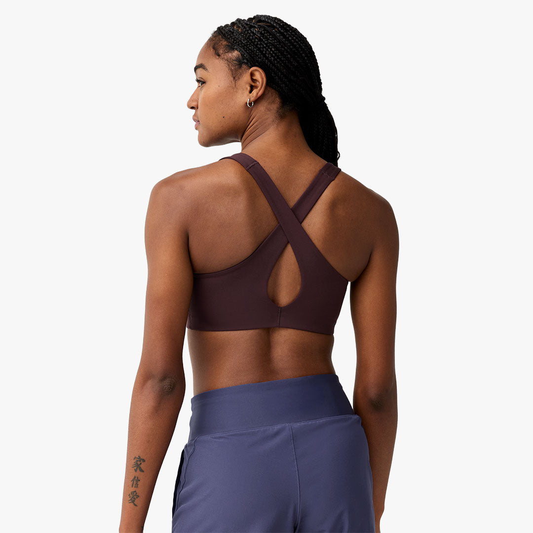 Bra Brooks Chaser Padded W Cocoa