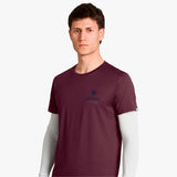 Camiseta Saysky Statement Pace Burgundy