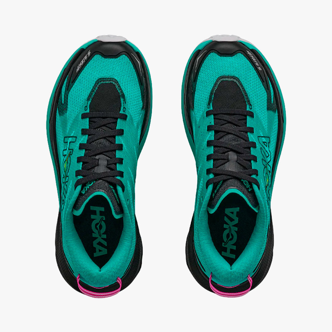 Hoka Mafate 5 W Black/Electric Aqua