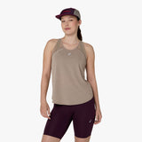 Camiseta Asics Road Tank W Greige