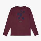 Camiseta Saysky Statement Pace Long Sleeve Burgundy