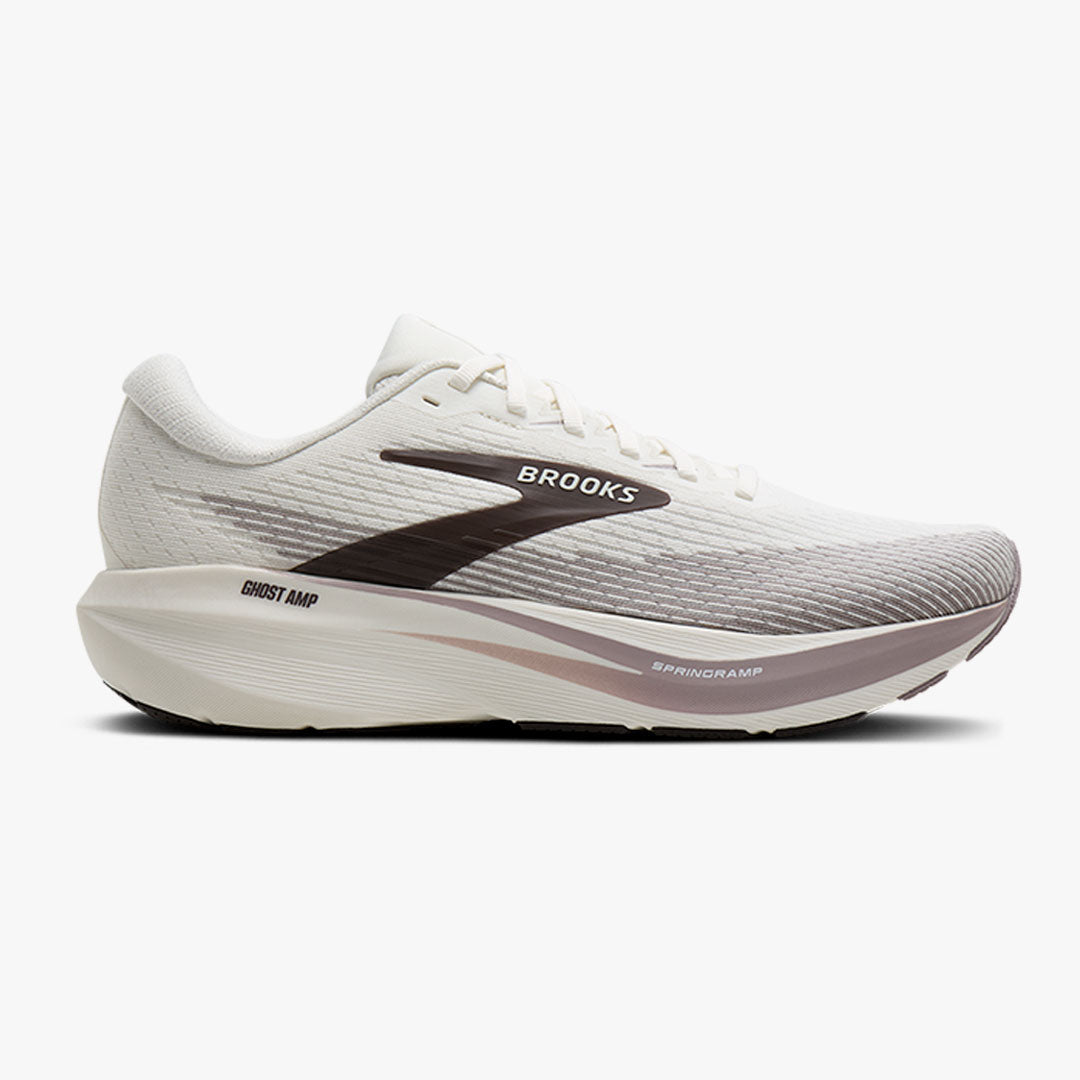 Brooks Ghost Amp Coconut/Purple