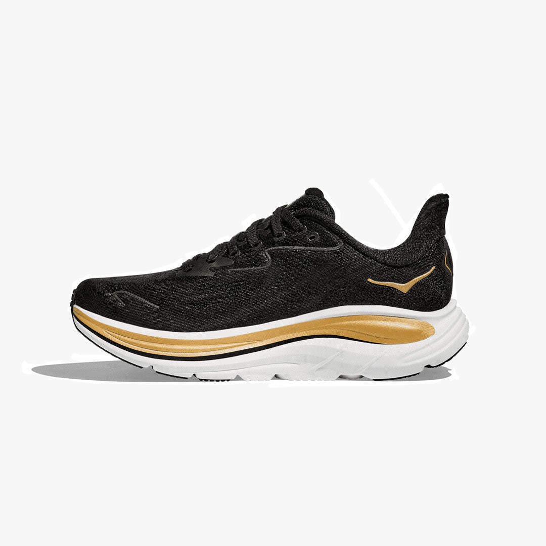 HOKA CLIFTON 10 W BLACK/GOLD