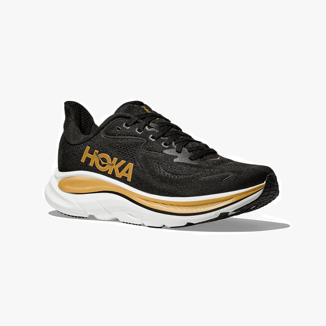 HOKA CLIFTON 10 W BLACK/GOLD