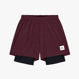 Pantalón Saysky Pace 2IN1 5" Burgundy
