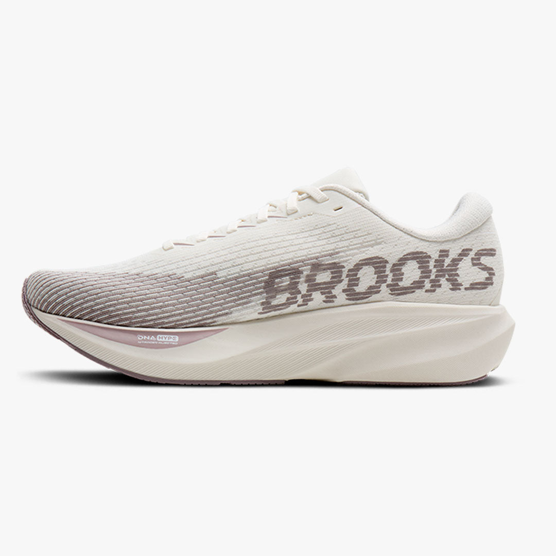 Brooks Ghost Amp Coconut/Purple