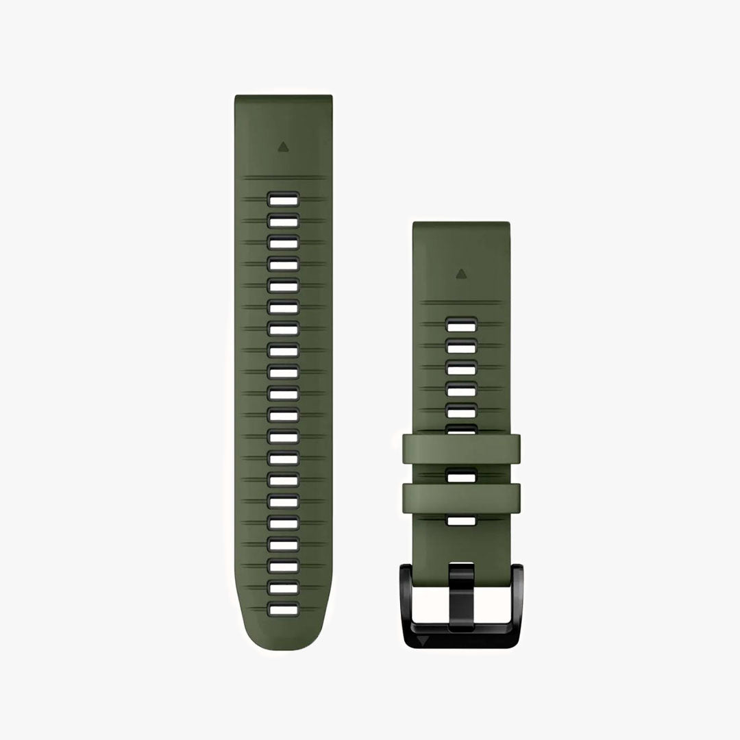 Correa Garmin Quickfit 22mm Graphite/Green silicone