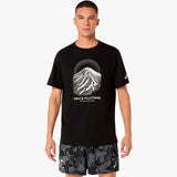 CAMISETA ASICS FUJITRAIL LOGO SS TOP PERFORMANCE BLACK/CREAM/CARBON