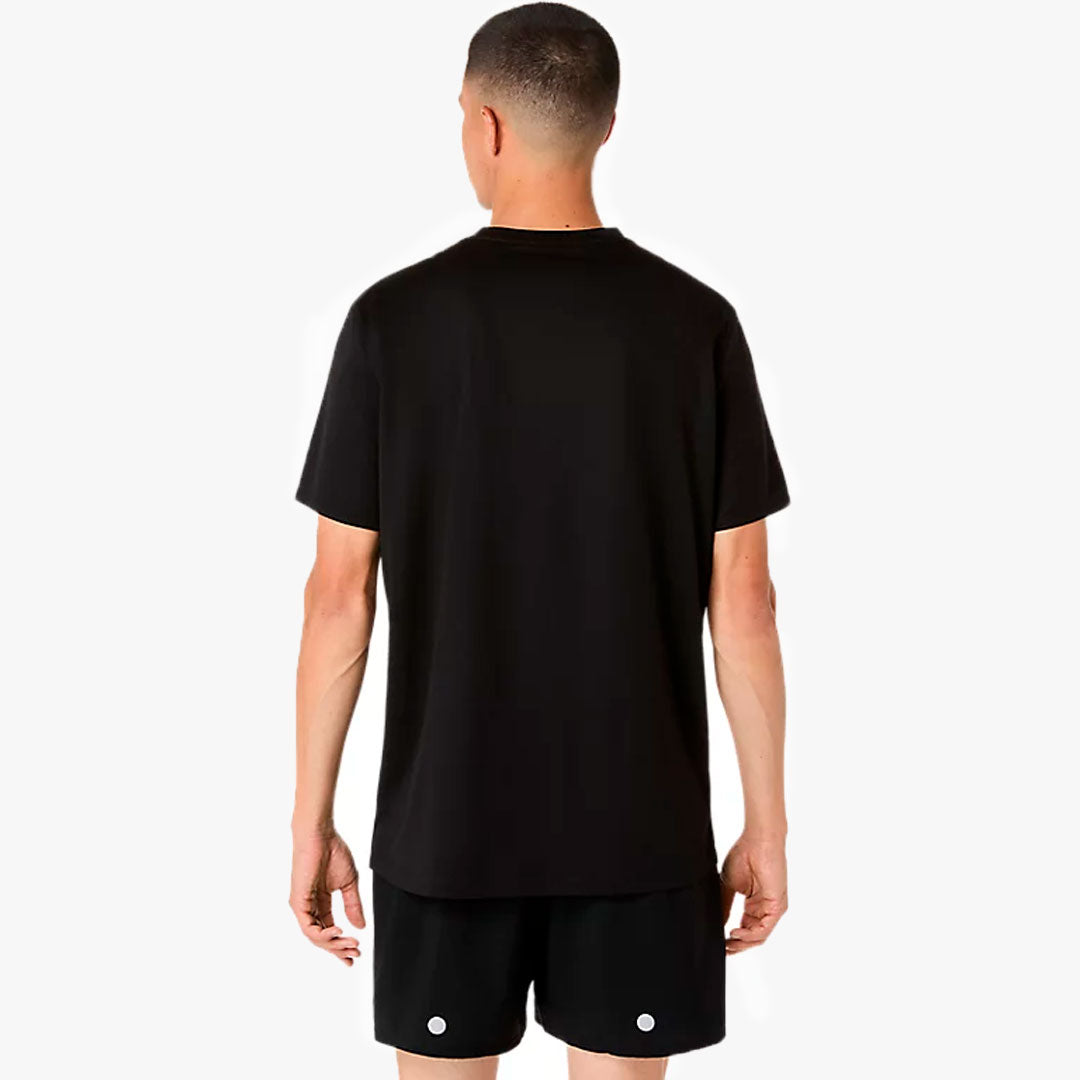 CAMISETA ASICS FUJITRAIL LOGO SS TOP PERFORMANCE BLACK/CREAM/CARBON