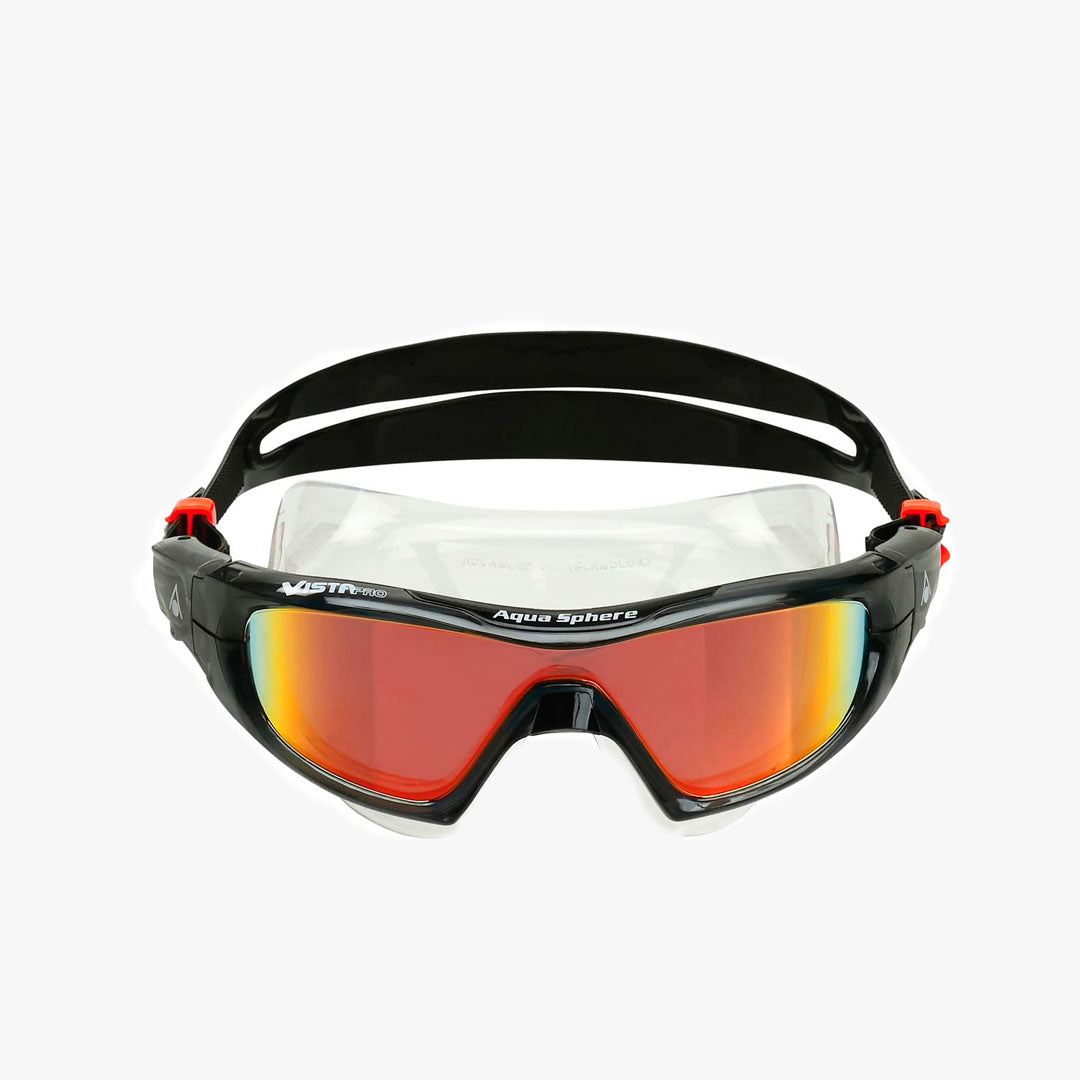 Gafas Aquasphere Vista Pro Naranja Titanio Espejado