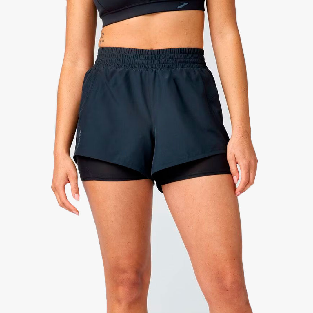 Pantalón Brooks Dash 2in1 W Black