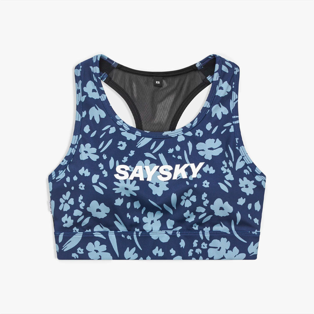 Bra Saysky Combat Sports W Blue Flower
