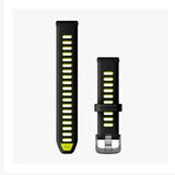 Correa Garmin Quick-Release 18mm Black/Yellow silicone