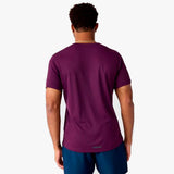 CAMISETA BROOKS DASH SLEEVE BURGUNDY BLAZE