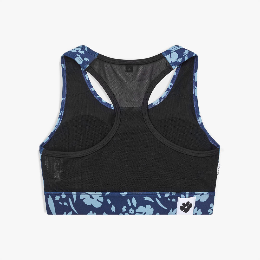 Bra Saysky Combat Sports W Blue Flower