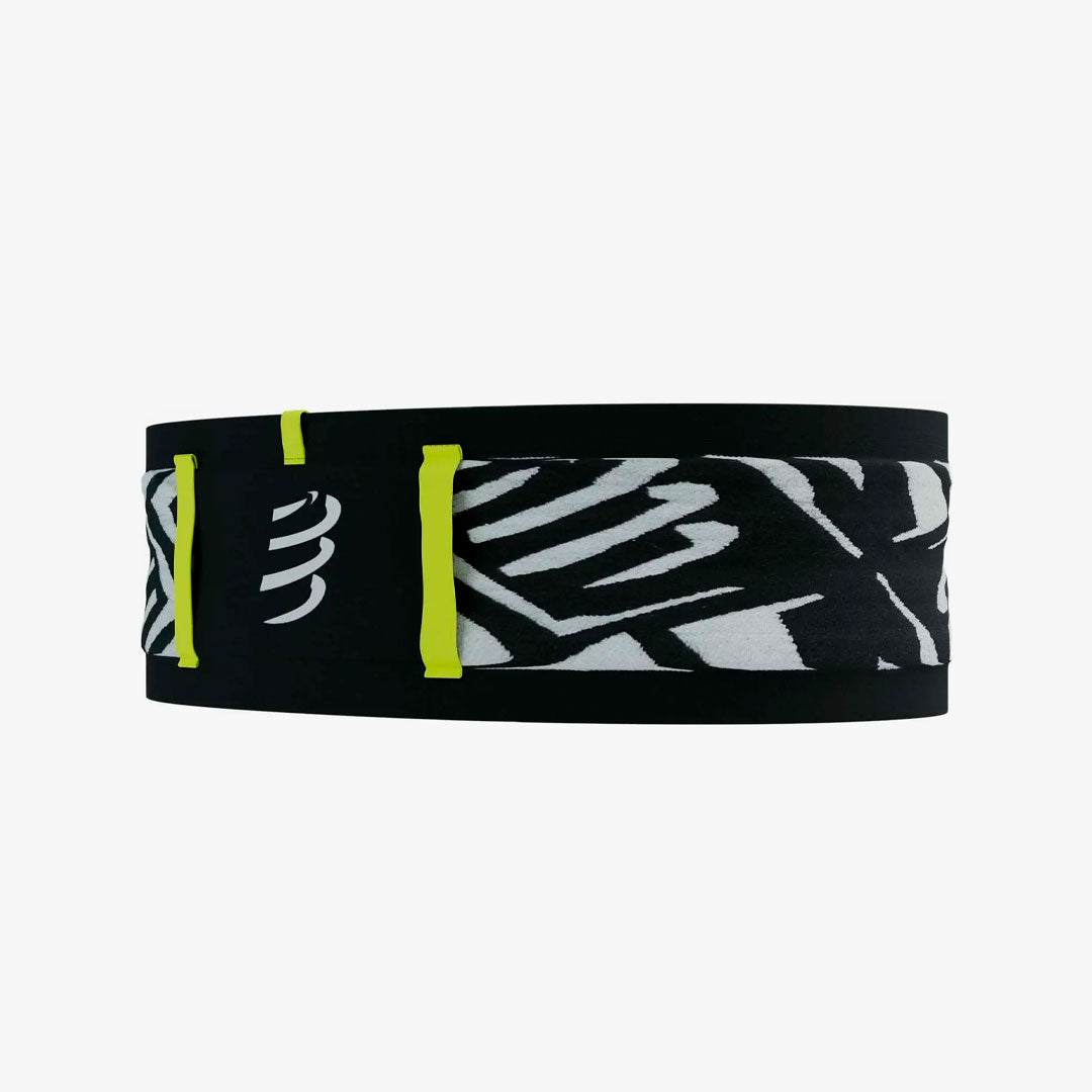Cinturón Comperssport Free Belt Pro Black/White/Yellow