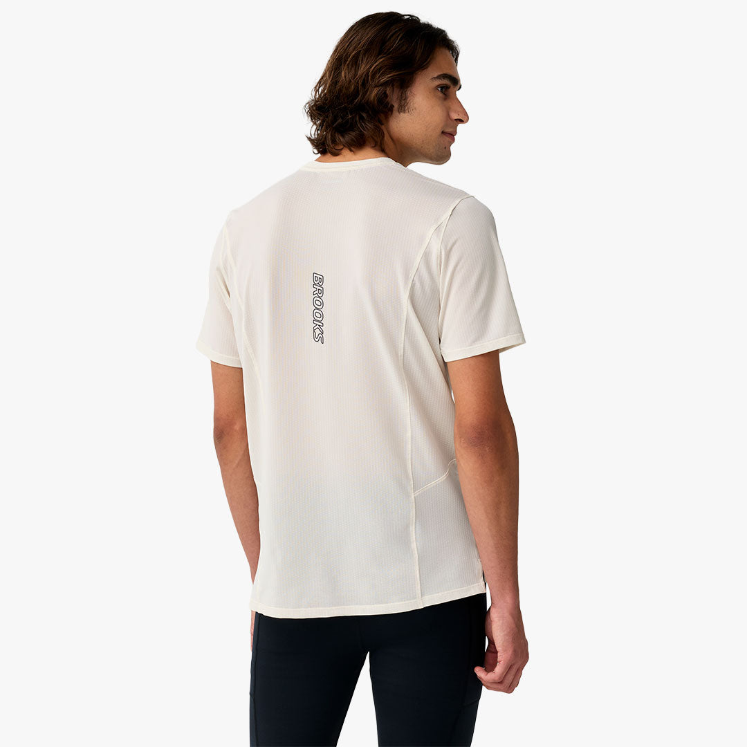 Camiseta Brooks High Point 2.0 Bone