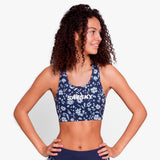 Bra Saysky Combat Sports W Blue Flower
