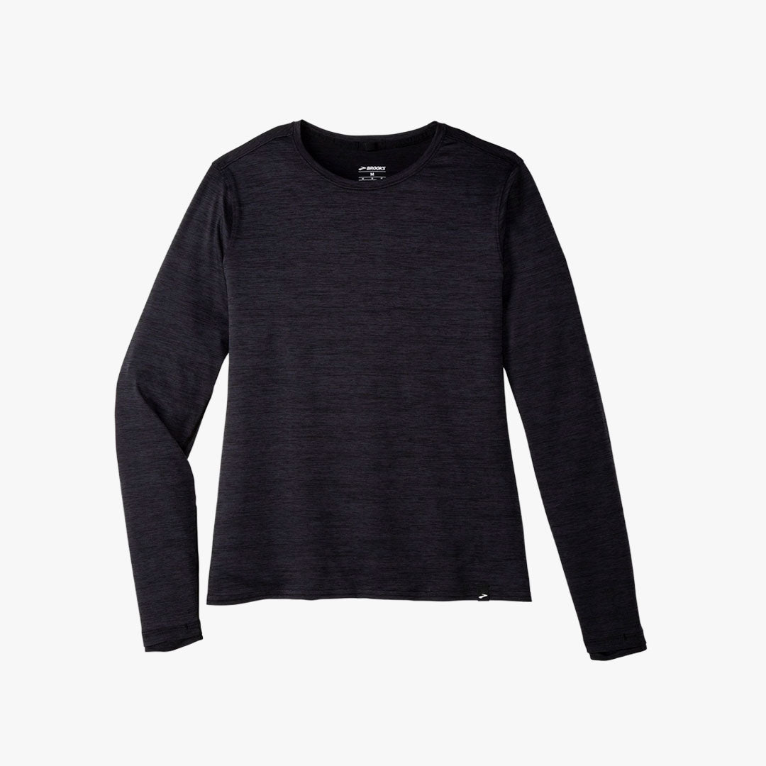 Camiseta Brooks Luxe Long Sleeve W Deep Black