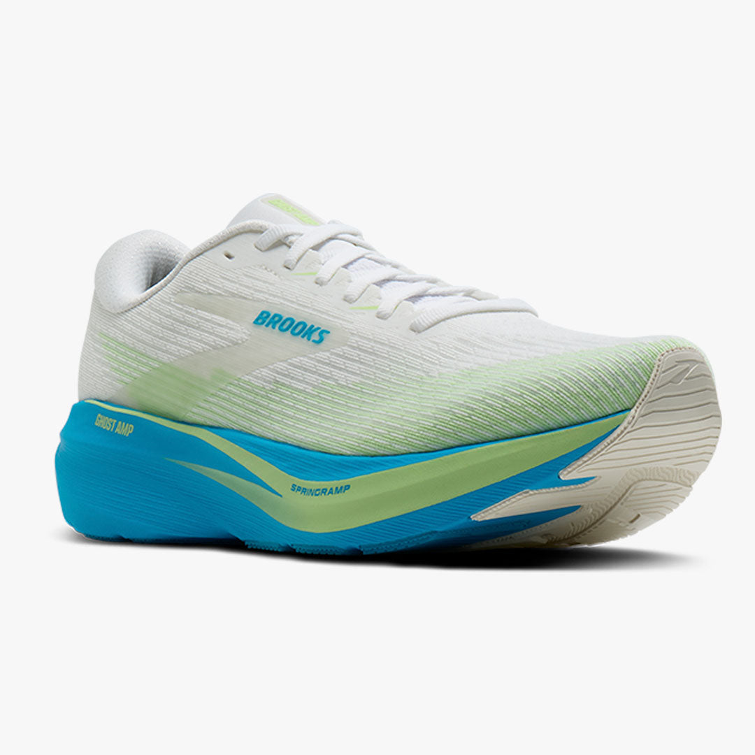 Brooks Ghost Amp White/Blue/Green