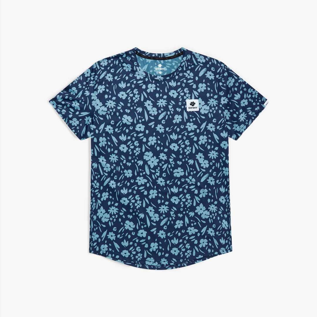 Camiseta Sayski Flower Combat Blue Flower