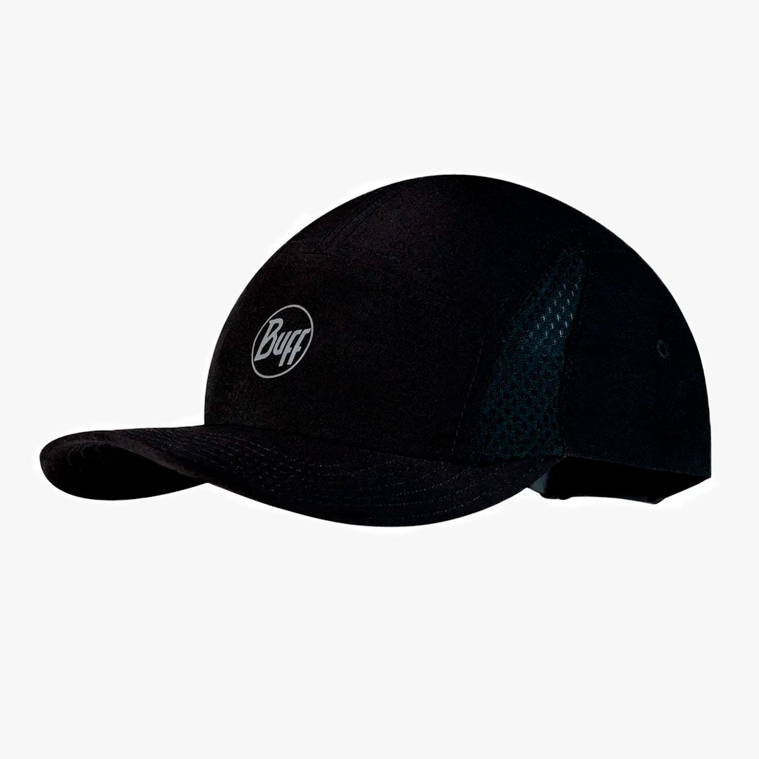Gorra Buff 5 Panel Go Solid Black