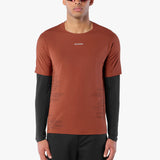 Camiseta Salomon Sense Aero Graphic Burnt Umber/Coffee Bean