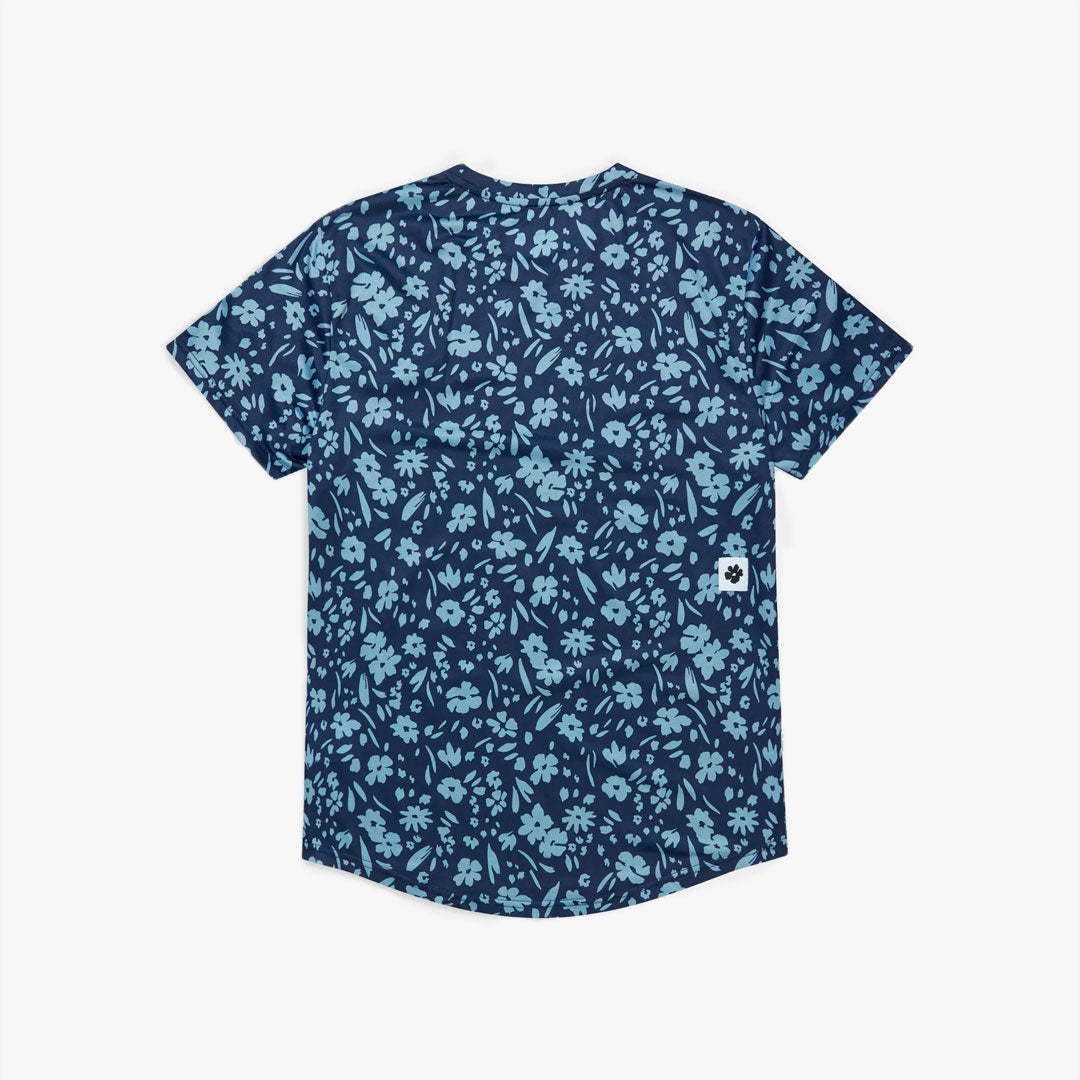 Camiseta Sayski Flower Combat Blue Flower