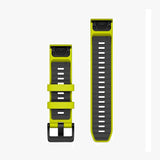 Correa Garmin Quickfit 22mm Gray/Lime Silicone
