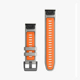 Correa Garmin Quickfit 22mm Orange/Grey Silicone