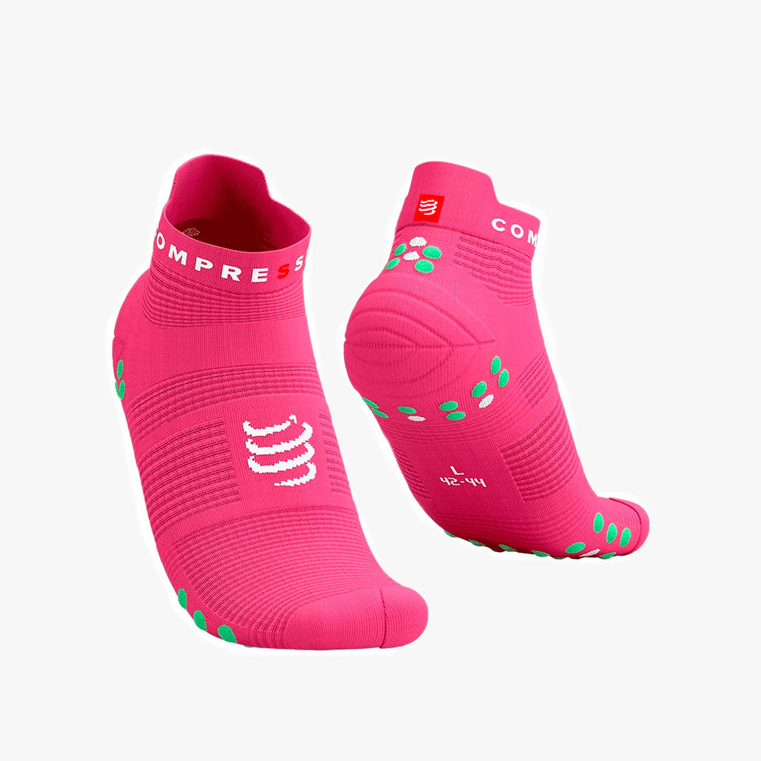 Calcetines Compressport Pro Racing V4.0 Run Low Hot Pìnk