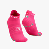 Calcetines Compressport Pro Racing V4.0 Run Low Hot Pìnk