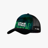 Gorra Buff Trucker UTMB 2026 Negro/Verde