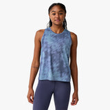 Camiseta Brooks Dash Tank Printed W Metablur Blue Haze