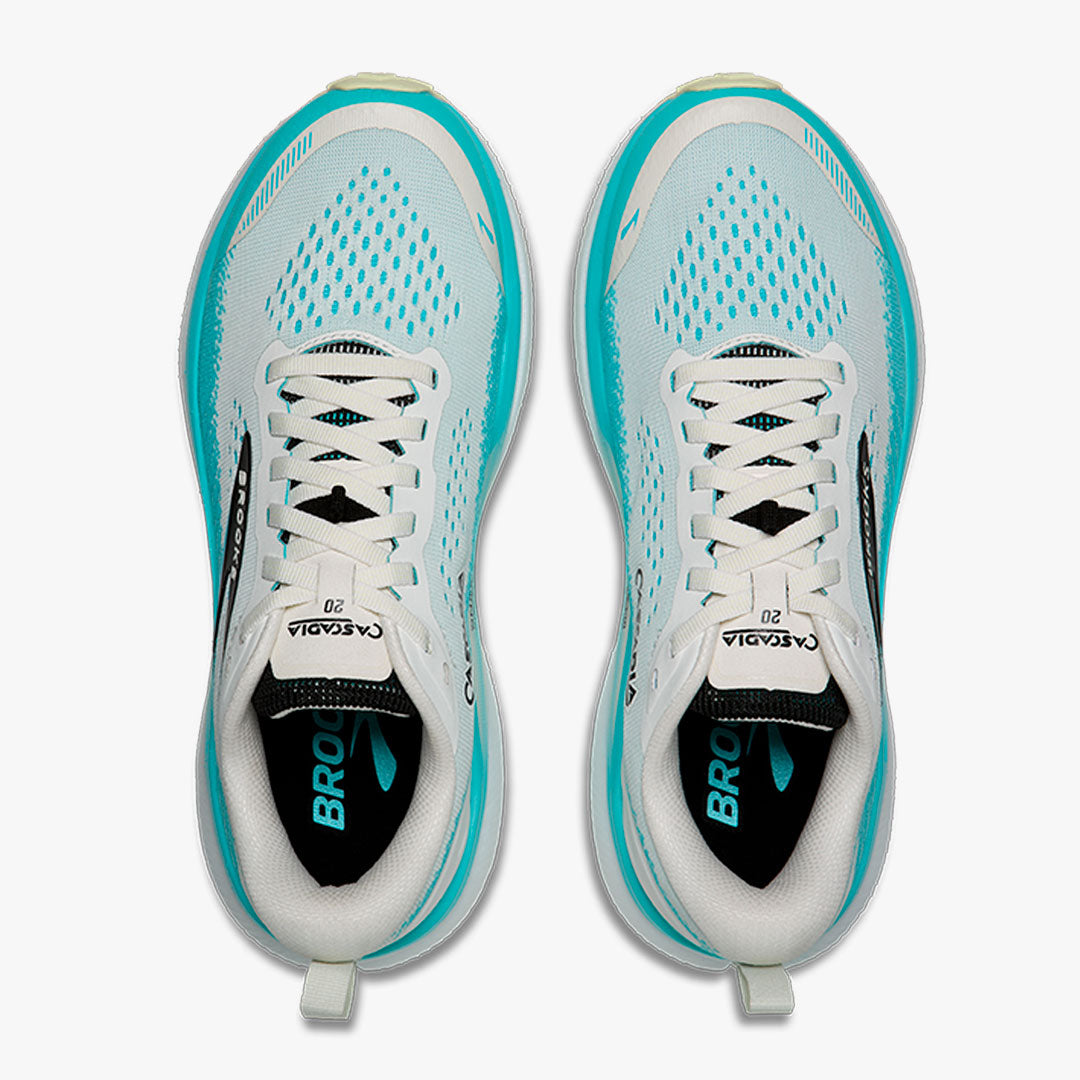 Brooks Cascadia 20 White/Blue/Black