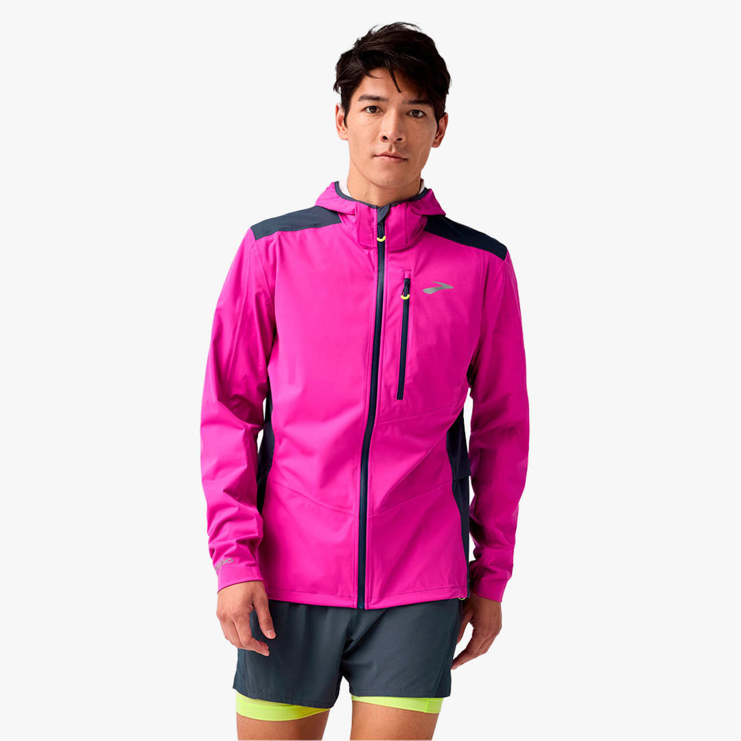 Chaqueta Brooks High Point Waterproof 2 Fuchsia/Blue
