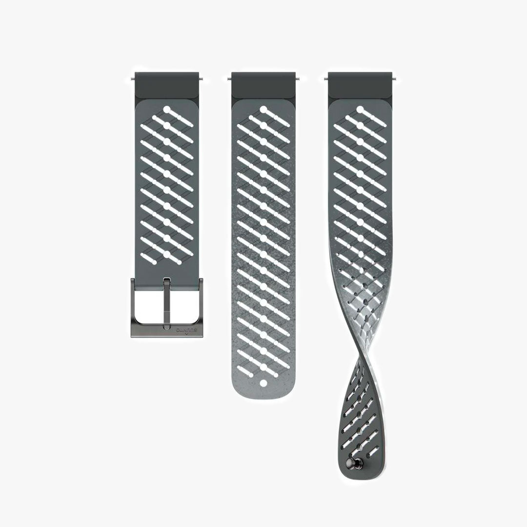 Correa de silicona Suunto Athletic 5 de 22 mm Grey