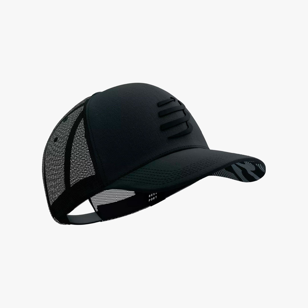 Gorra Compressport Trucker Black