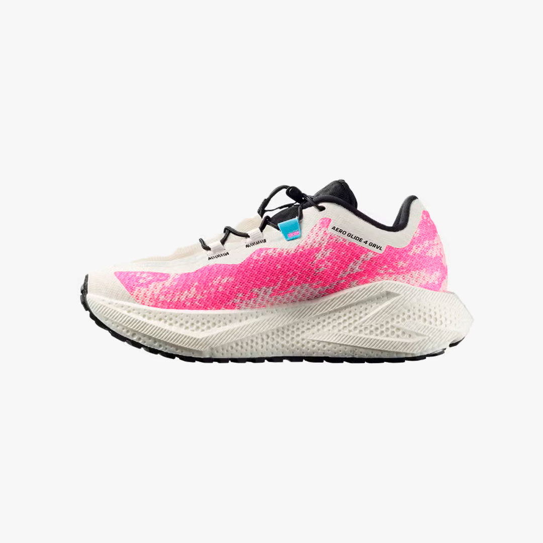 SALOMON AERO GLIDE 4 GRVL VANILLA ICE/KNOCKOUT PINK