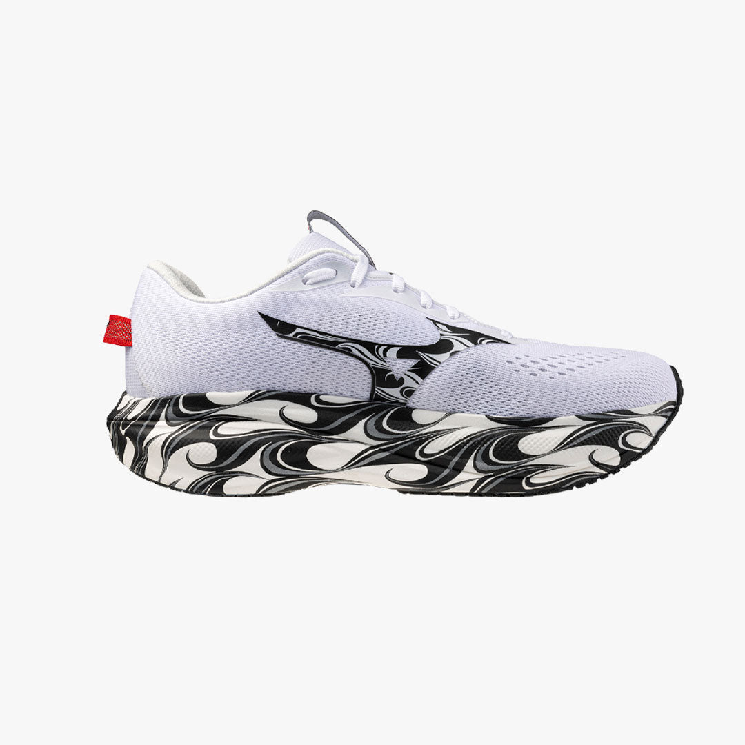 Mizuno Wave Rider 30 White/Black/High Risk Red
