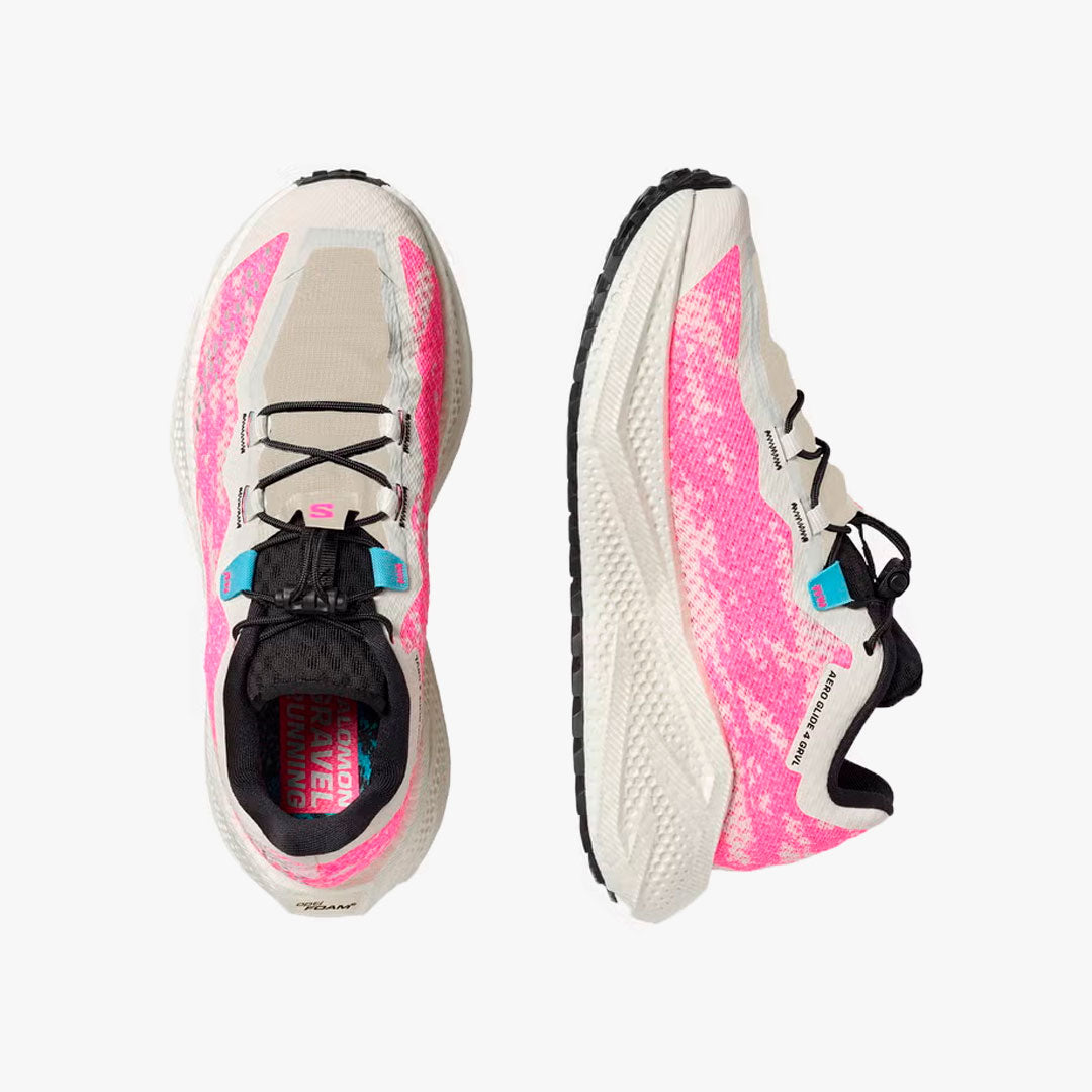 SALOMON AERO GLIDE 4 GRVL VANILLA ICE/KNOCKOUT PINK