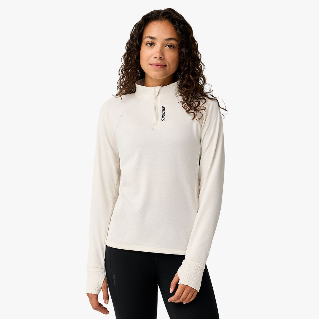 Brooks Momentum Thermal ¼ Zip W Bone