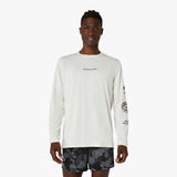 Camiseta Asics Fujitrail Logo LS Top Cream