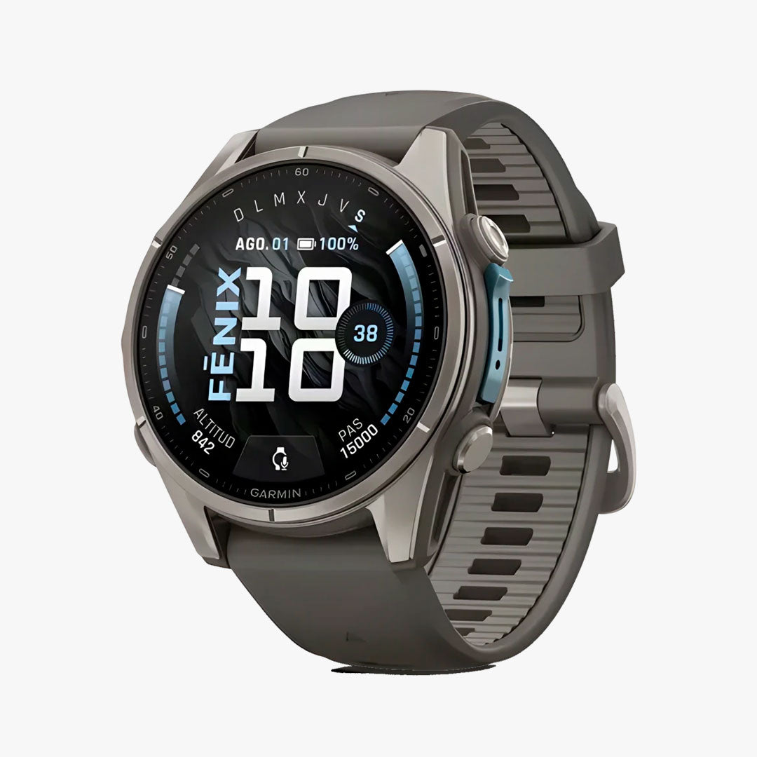 Garmin Fenix 9 43mm Titanio Fog Gray