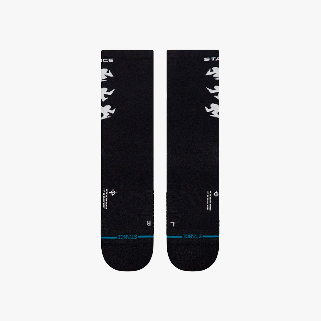 Calcetines Stance Runner Light Crew Black
