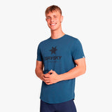 Camiseta Sayski Logo Combat Pro Blue