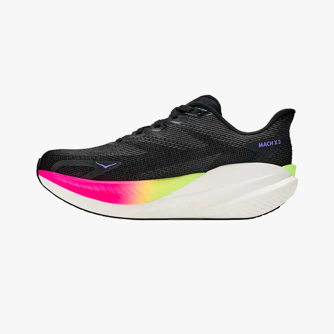 Hoka Mach X 3 W Black/Neon Nebula