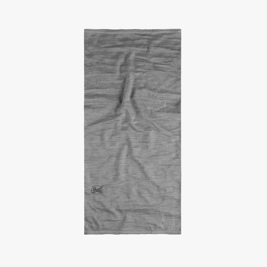 Neckwear Buff Merino Lightweight Solid Light Grey